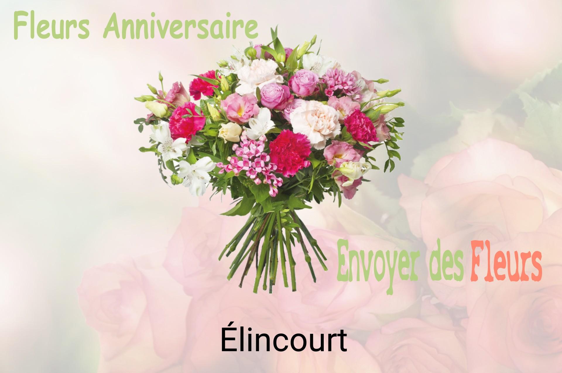 Bouquet de fleurs d’anniversaire livré à Élincourt